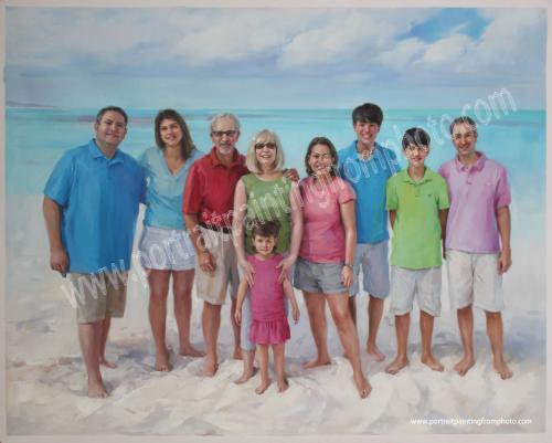 10a, Family portrait painting 10