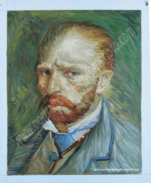14 Van Gogh, self portrait 1, reproduction,