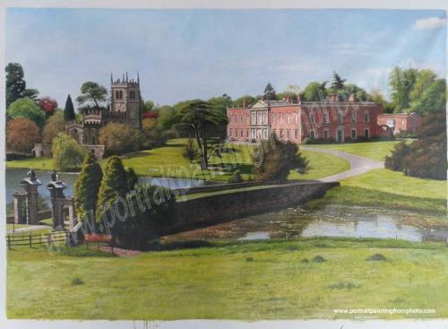 homeland oil painting from photo 16