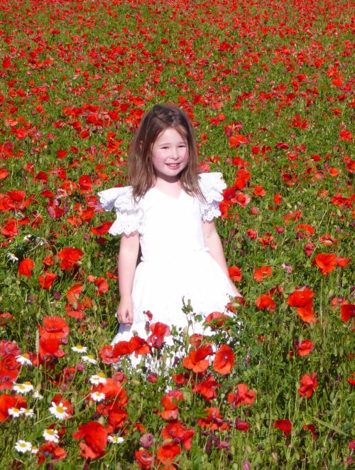 16 girl portait in Poppies, photo 16
