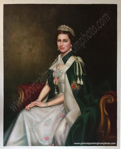 17a portrait of Elizabeth II