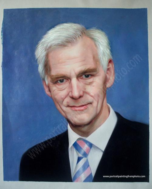 2b Man portrait 2-oil painting on canvas