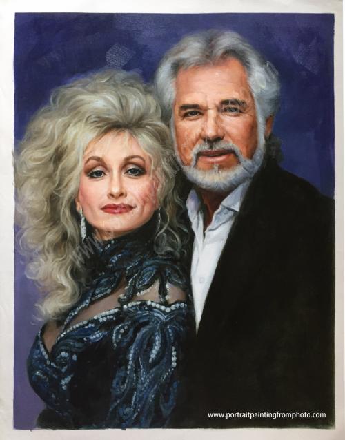 couples portrait 7, painting