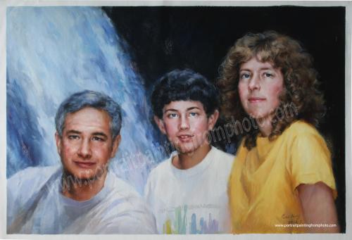 4, Family portrait painting 4