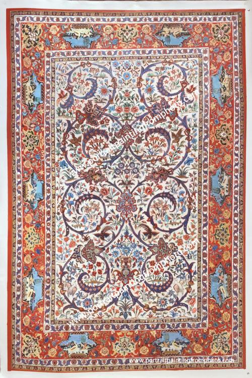 rug painting from photo
