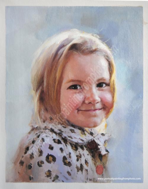 5, little girl portrait from photo 5