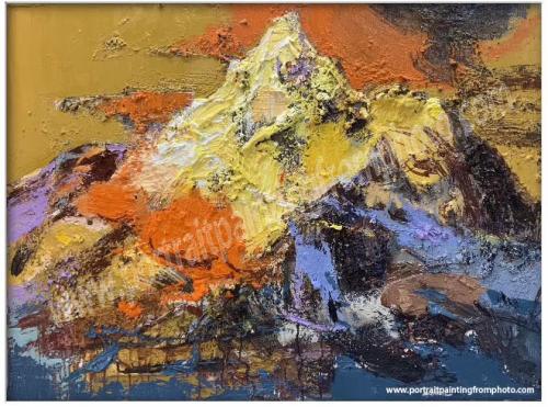 mountain painting on canvas 5
