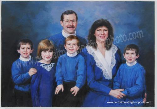 9, Family portrait painting 9
