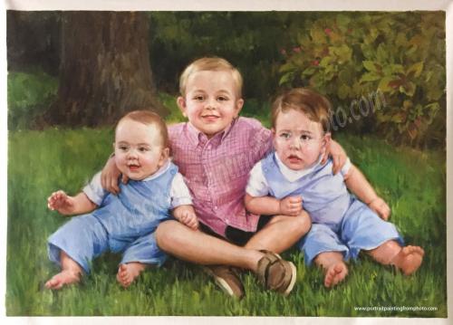 9, children portrait from photo 9