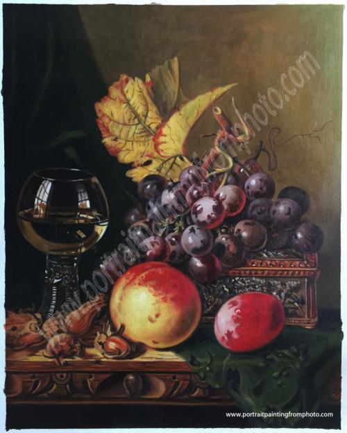 still life painting on canvas 9